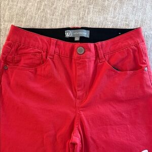 Wit & Wisdom High Rise Red Jeans